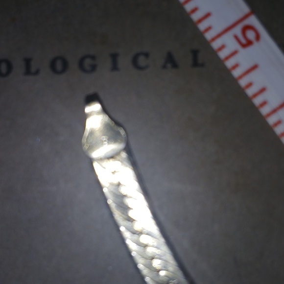 Vior Italian Silver Braided Bracelet. 925. High quality vintage silver - Picture 4 of 7